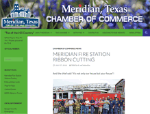 Tablet Screenshot of meridian-chamber.com